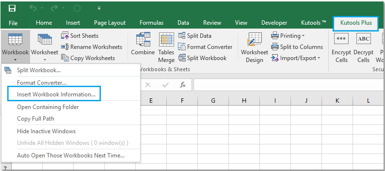 see full path excel 2016 for mac