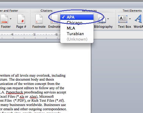 where are endnotes located in microsoft word for mac 2011